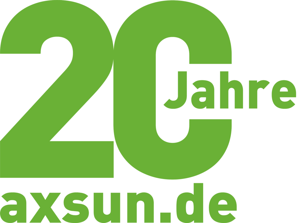 AxSun Solar GmbH & Co. KG feiert 20jähriges Bestehen