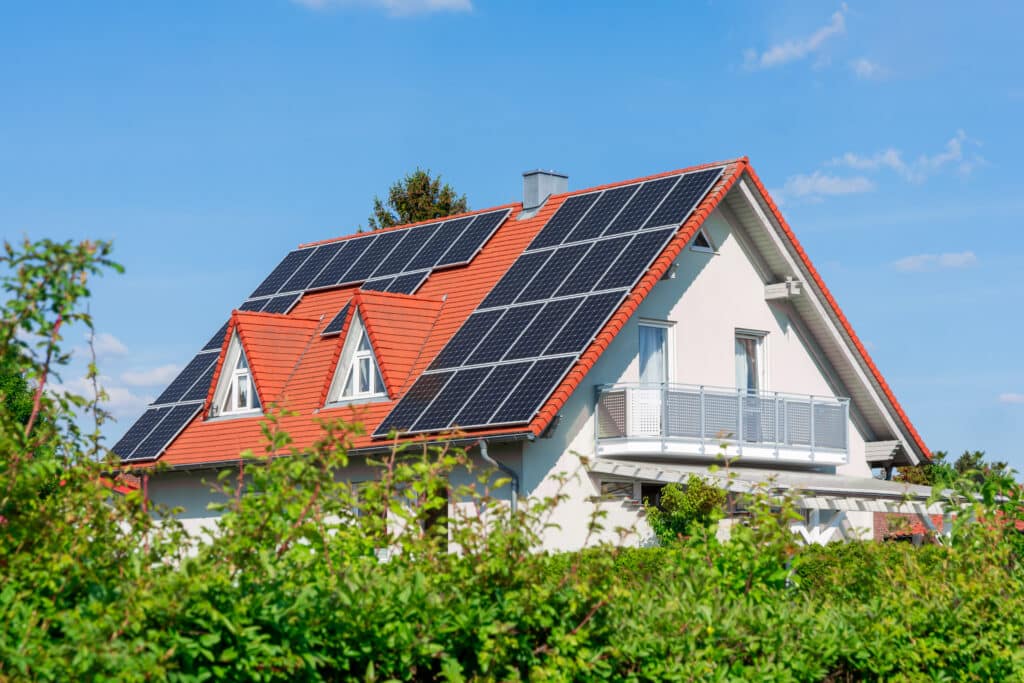 Einfamilienhaus mit Solar